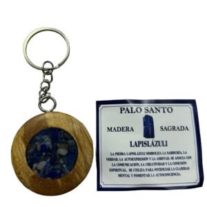 Llavero Palo Santo Lapizlazul