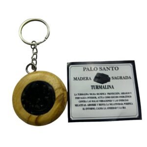 Llavero Palo Santo Turmalina