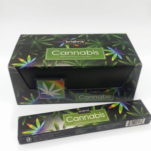 Incienso Krishna Cannabis Varitas Aromáticas 12 Unidades