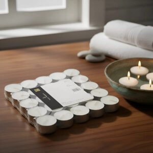 Pack 25 Un. Velas Blancas Flotantes Tea Light