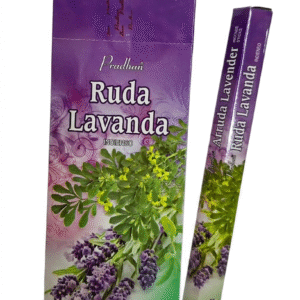 Incienso Pradhan Ruda Lavanda Hexagonal 6 Unidades