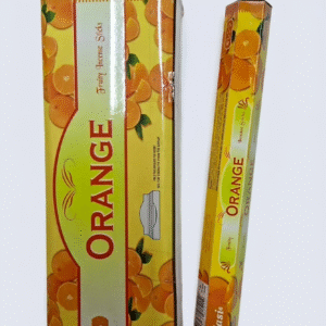 Incienso Tulasi Naranja Aromática Hexagonal 6 Unidades
