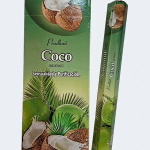 Incienso Pradhan Coco Caja Hexagonal 6 Unidades