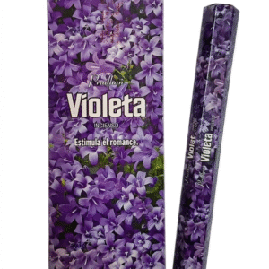 Incienso Pradhan Violeta Hexagonal 6 Unidades